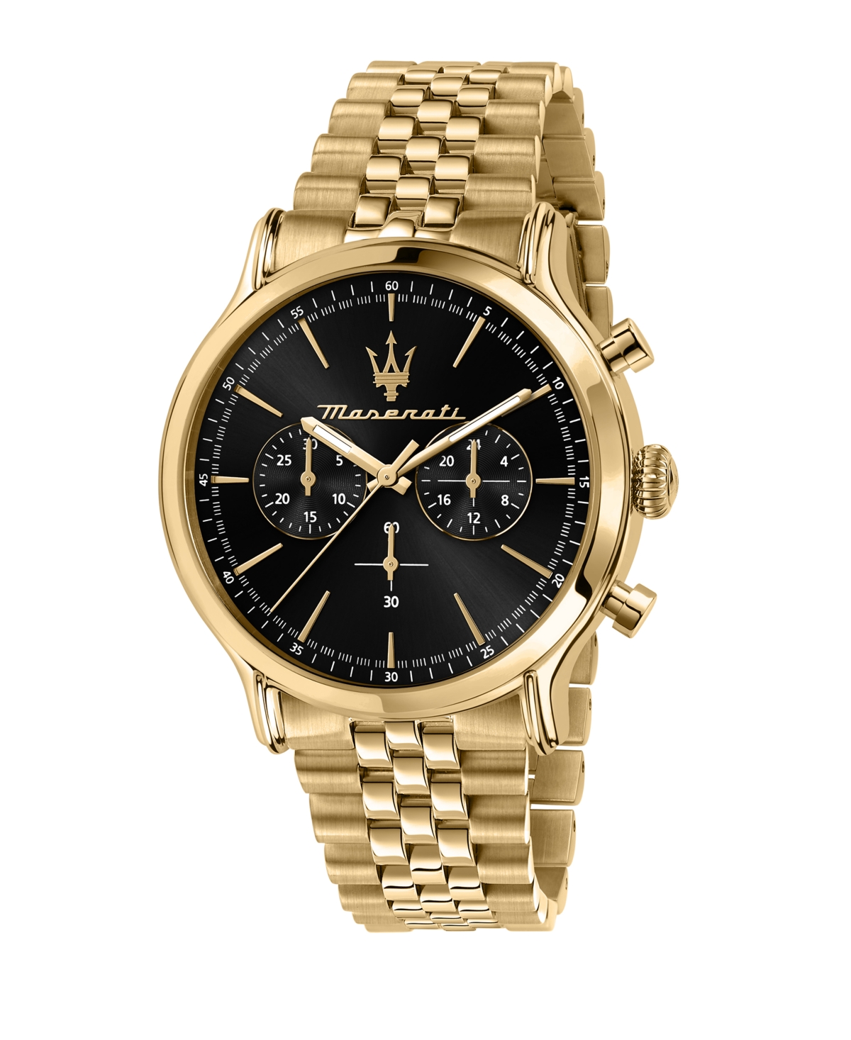 Men's Chronograph Gold Metal Band Watch, 42mm - Gold
