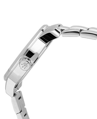 Men's Analog Stainless Steel Metal Band Watch, 44mm