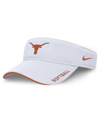 Nike - Men's and Women's  White Texas Longhorns 2025 Dugout Softball Ace Performance Adjustable Visor