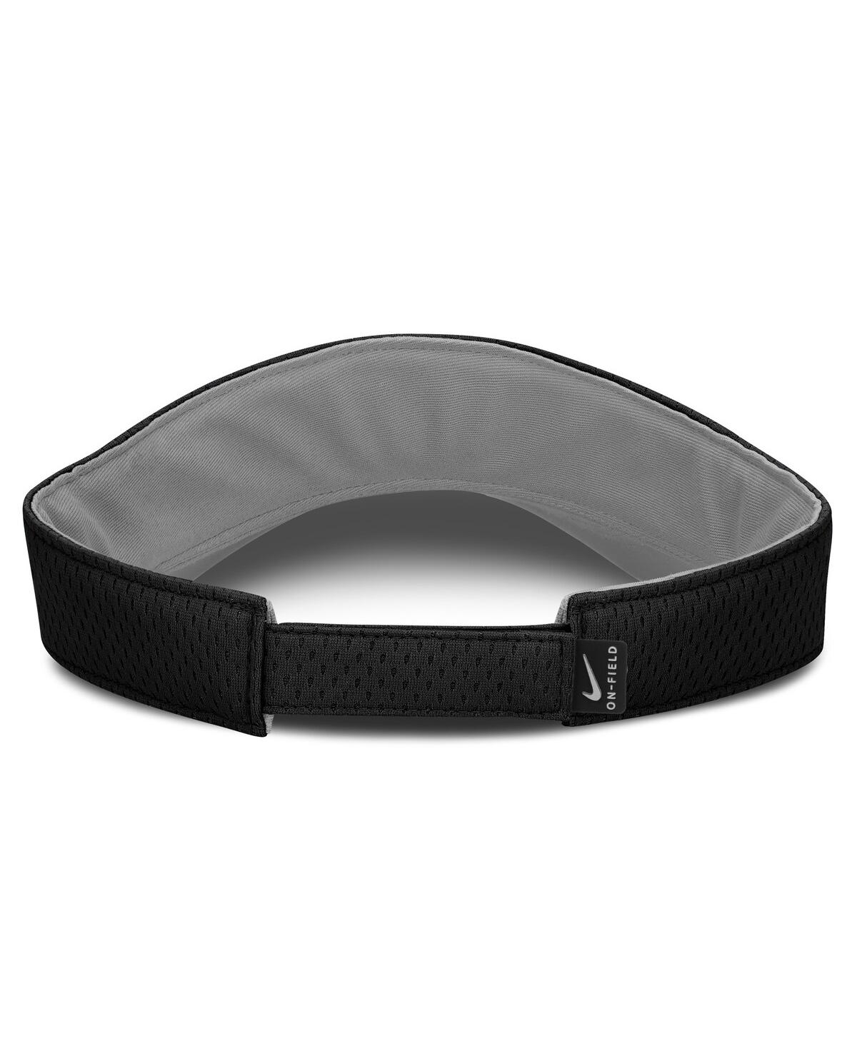 Nike Men's and Women's Black Georgia Bulldogs 2025 Dugout Softball Ace Performance Adjustable Visor Hat