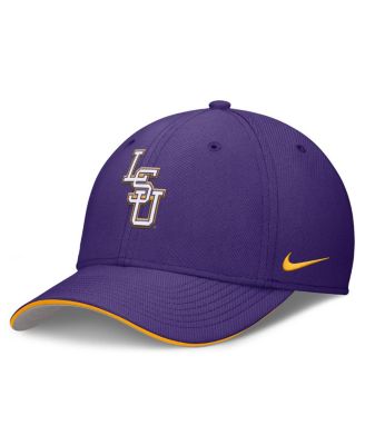 Nike - Men's  Purple LSU Tigers 2025 Dugout Coaches Rise Swoosh Performance Flex Hat