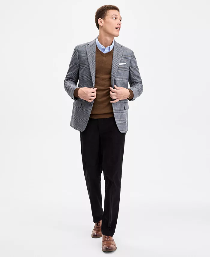 Men's Modern-Fit Plaid Sport Coat - thumbnail 2