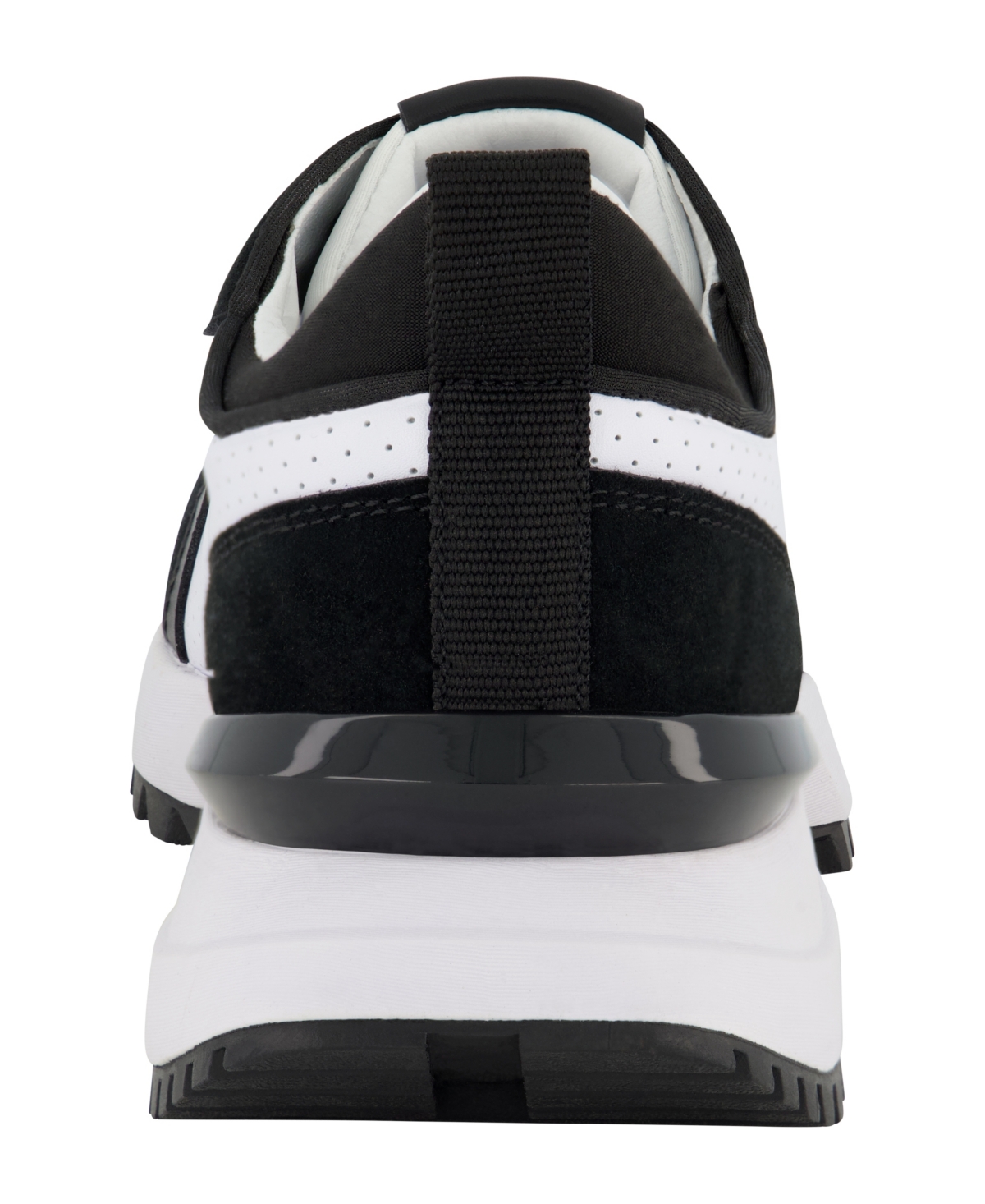 Karl Lagerfeld Paris Perforated Sneaker In Black