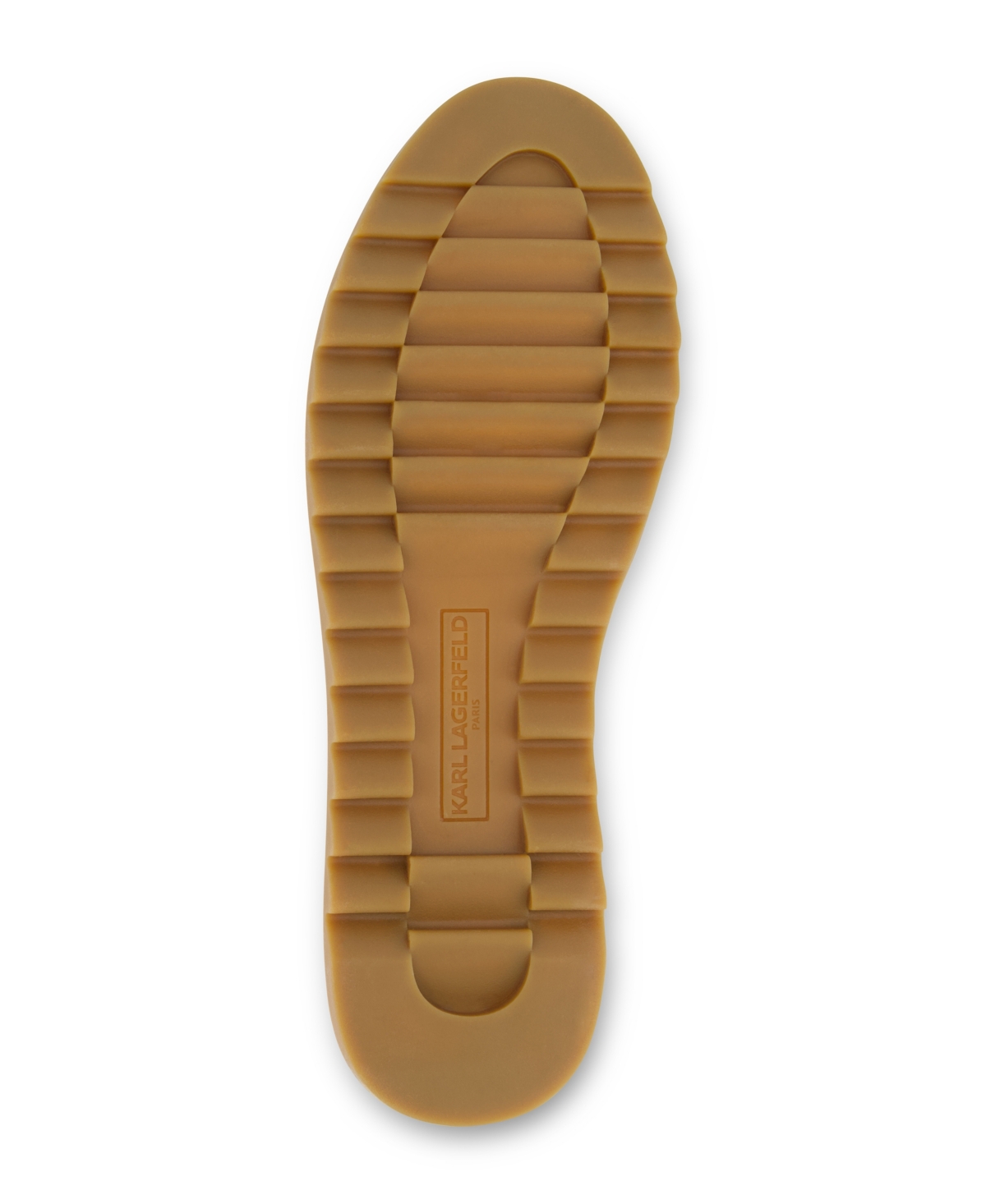Karl Lagerfeld Paris Leather Low Top Sneaker In Cognac