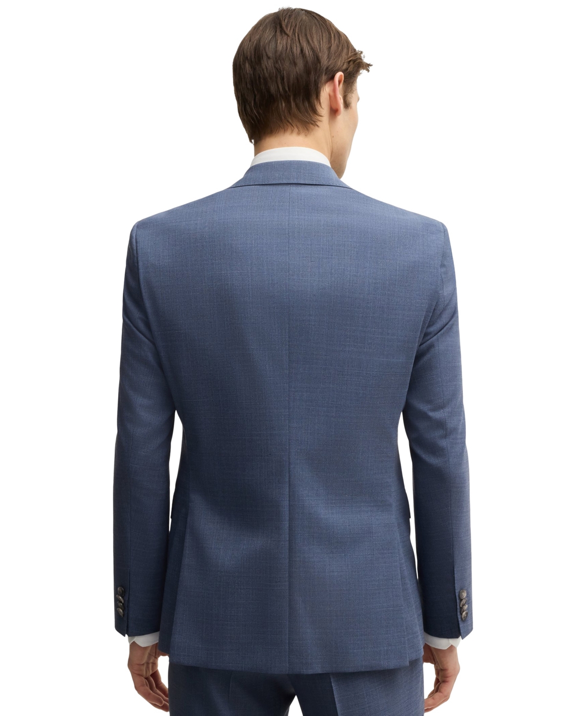 HUGO BOSS BOSS BY HUGO BOSS MEN'S 2 PIECE STRETCH REGULAR-FIT SUIT 