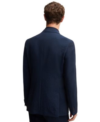 Men's 2 Piece Performance-Stretch Seersucker Suit