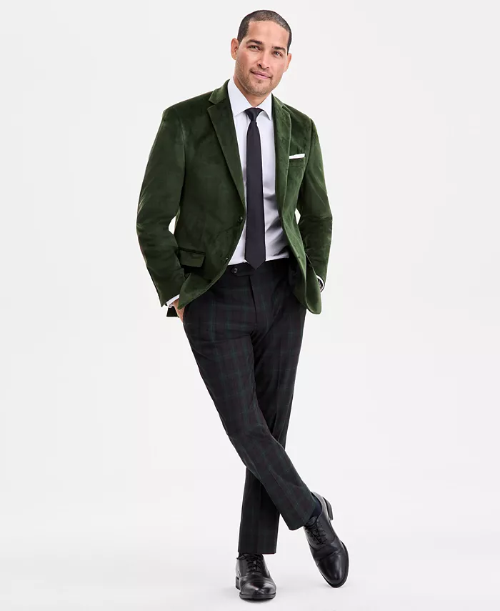 Men's Slim-Fit Velvet Sport Coat - thumbnail 10