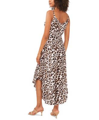 Women's Animal-Print Cascade-Leg Jumpsuit