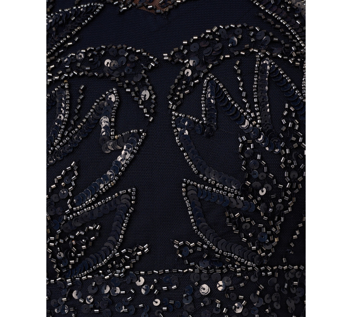 ADRIANNA PAPELL PETITE BEADED SLEEVELESS SHEATH GOWN 