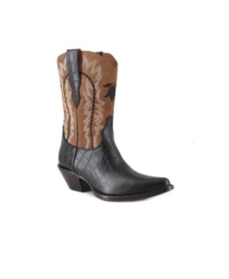 Bianca Leather Cowgirl Boots - Stylish & Comfortable by Buck & Brana