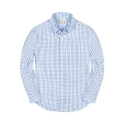 Boys Long Sleeve Seersucker Button Down Shirt