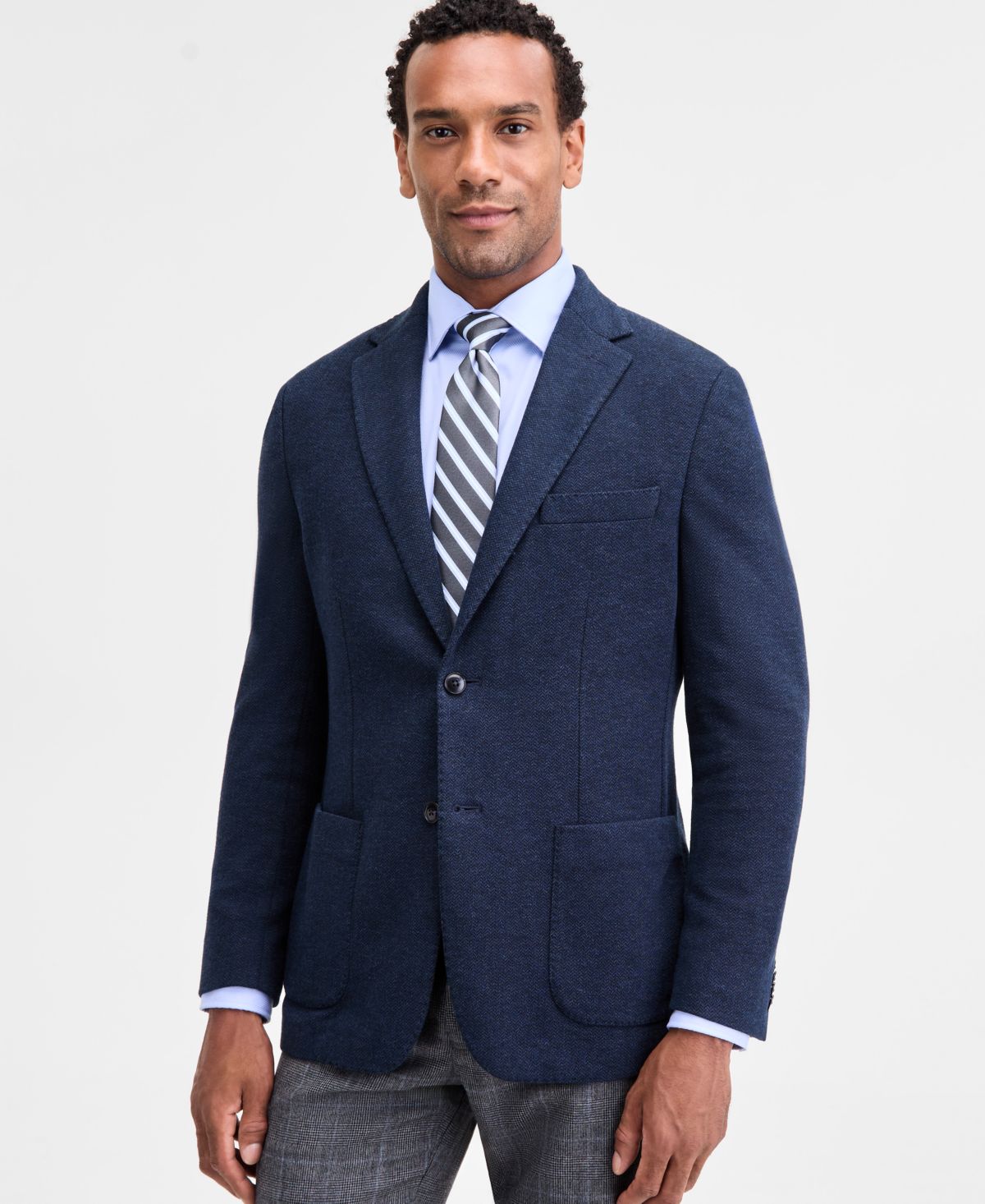 Мужское спортивное пальто из стрейчевого трикотажа 