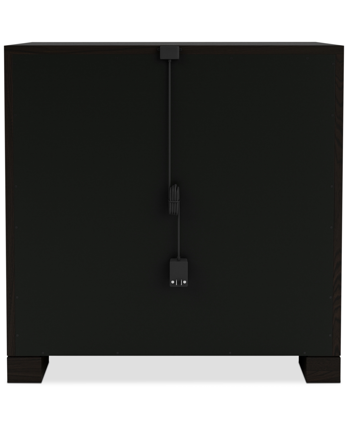 Macy's Mazen Nightstand In Dark Brown