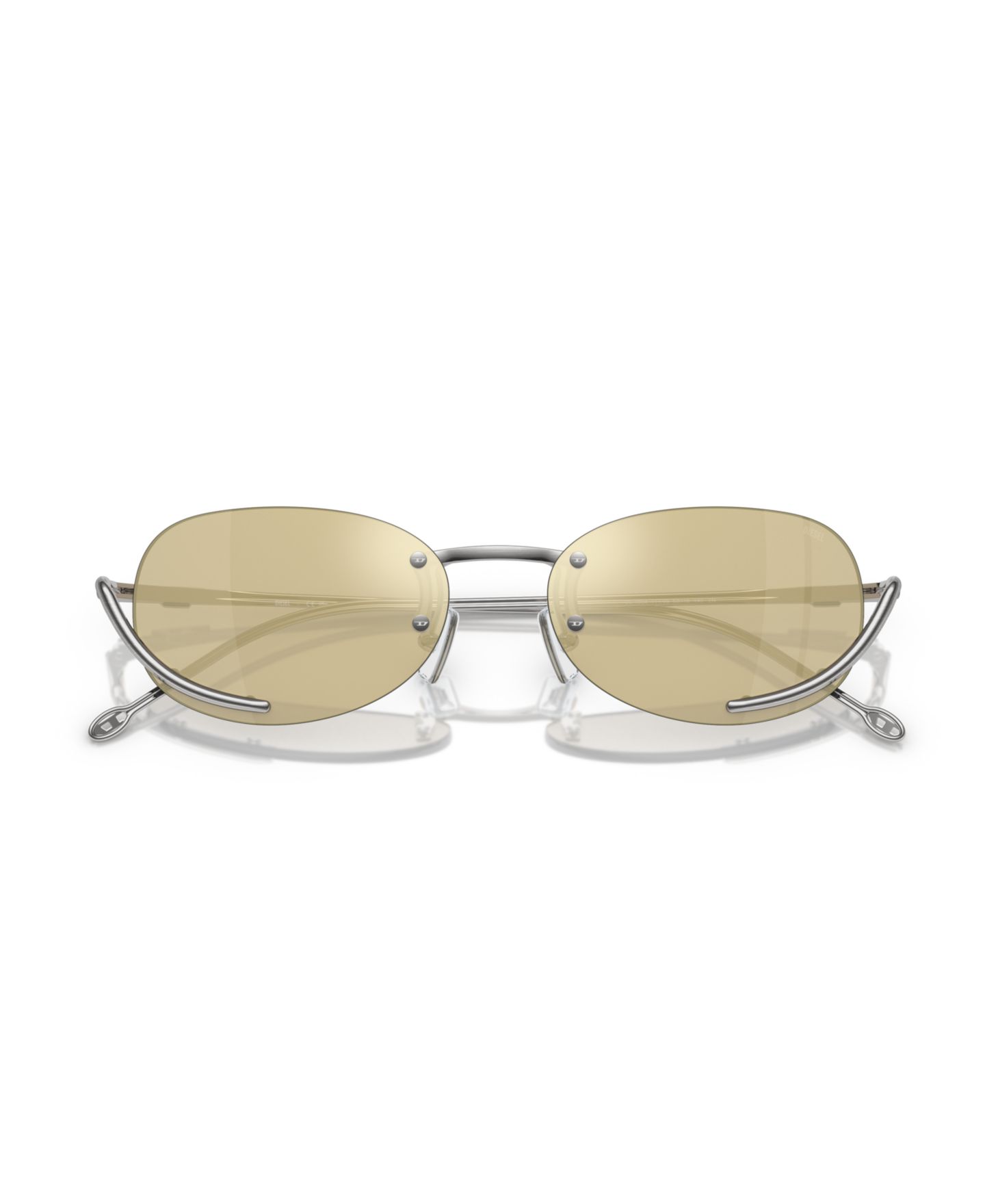 Солнцезащитные очки Diesel Unisex Sunglasses, DL1004, цвет: Серебряный — фото 2