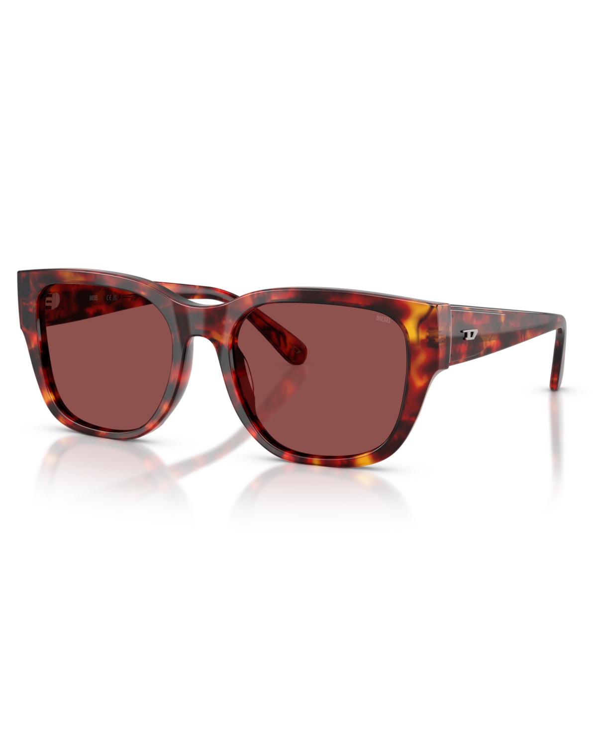 Diesel Unisex Sunglass Dl2005 In Havana Brown