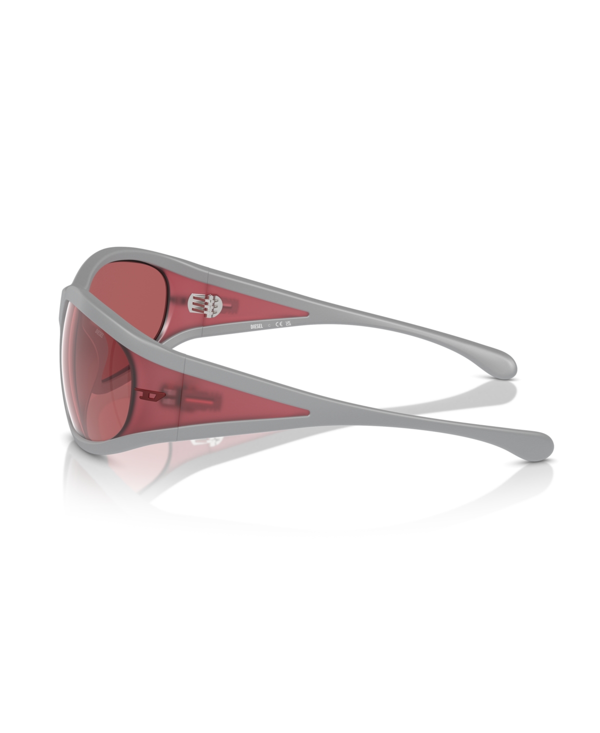 Diesel Unisex Sunglass Dl3002 In Matte Gray