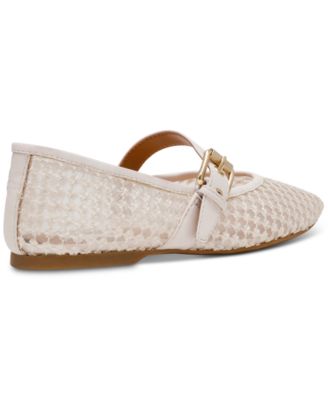 Women's Mulaney Floral Lace Mesh Mary Jane Flats