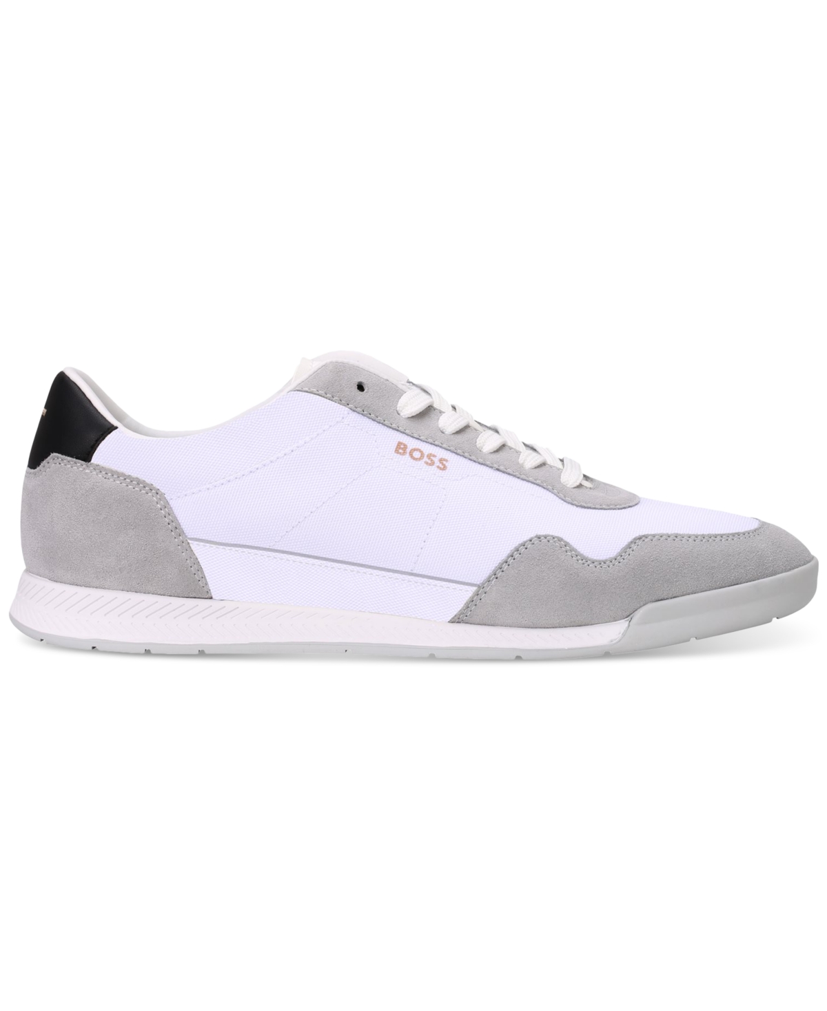 Hugo Boss Boss By  Men's Titanium Runner Sneakers In White