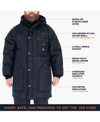 Men's Iron-Tuff Ice Parka Insulated Winter Jacket, -50°F Comfort Rating, Water-Resistant & Windproof