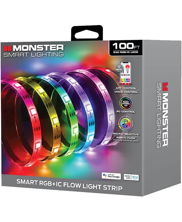 100Ft. Multi-Color Flow LED Light Strip - Gray