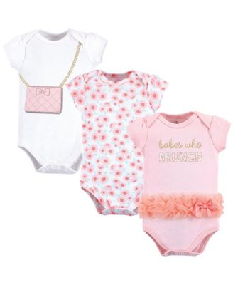 Little Treasure Baby Girls Treasure Cotton Single-Piece Clothing - Brunch 22$