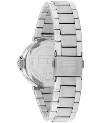 Women's Quartz Silver-Tone Stainless Steel Bracelet Watch, 34mm