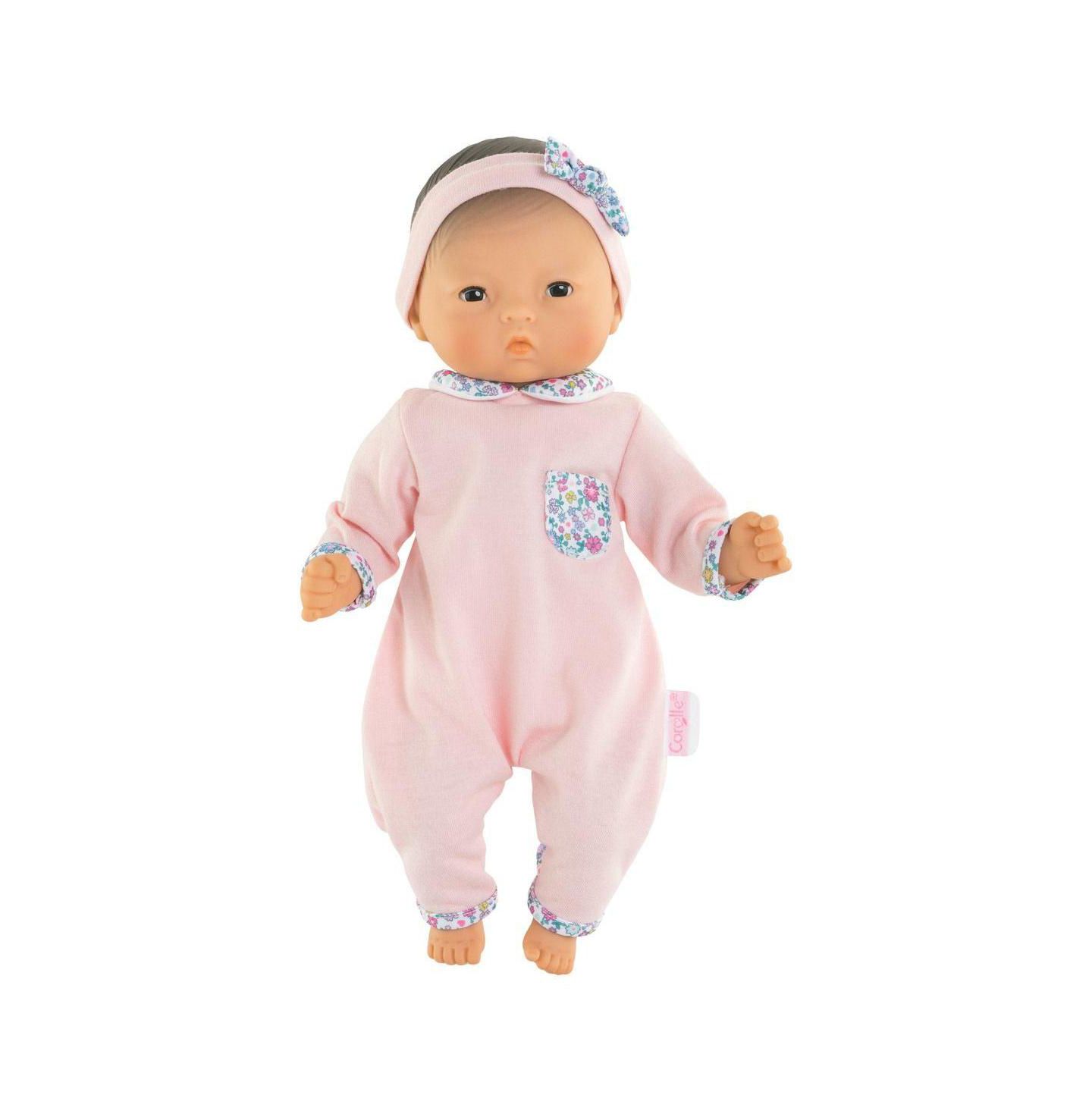 Детская кукла Corolle Bebe Calin Mila 12" Baby Doll, цвет: Розовый — фото 6
