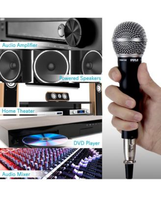 Professional Dynamic Microphone Unidirectional Handheld Mic with XLR Cable