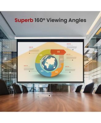 Universal 72-Inch Roll-Down Manual Projection Screen Matte White (42.5" x 56.6")