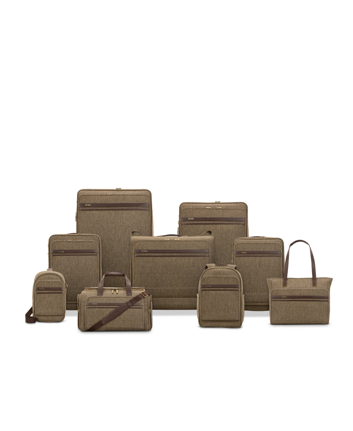 Hartmann Tweed Travel Backpack In Tweed,natural Leather