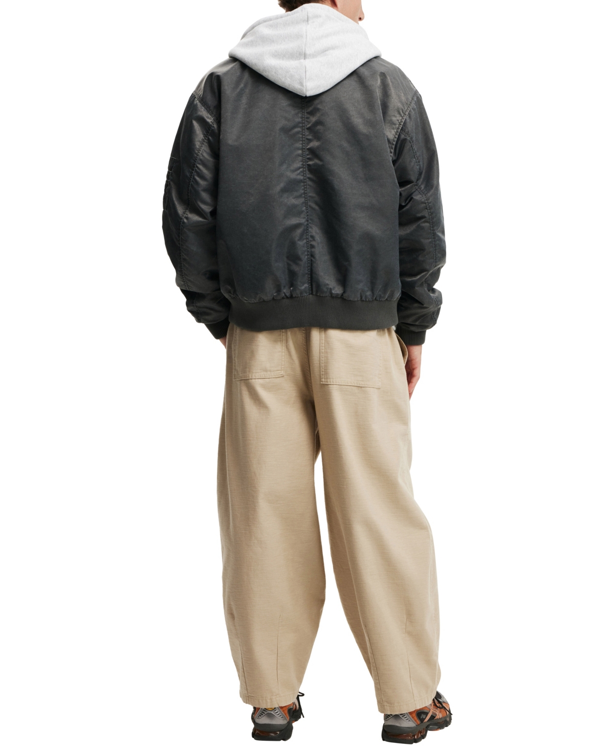 Shop Cotton On Men's Super Baggy Pants In Stone