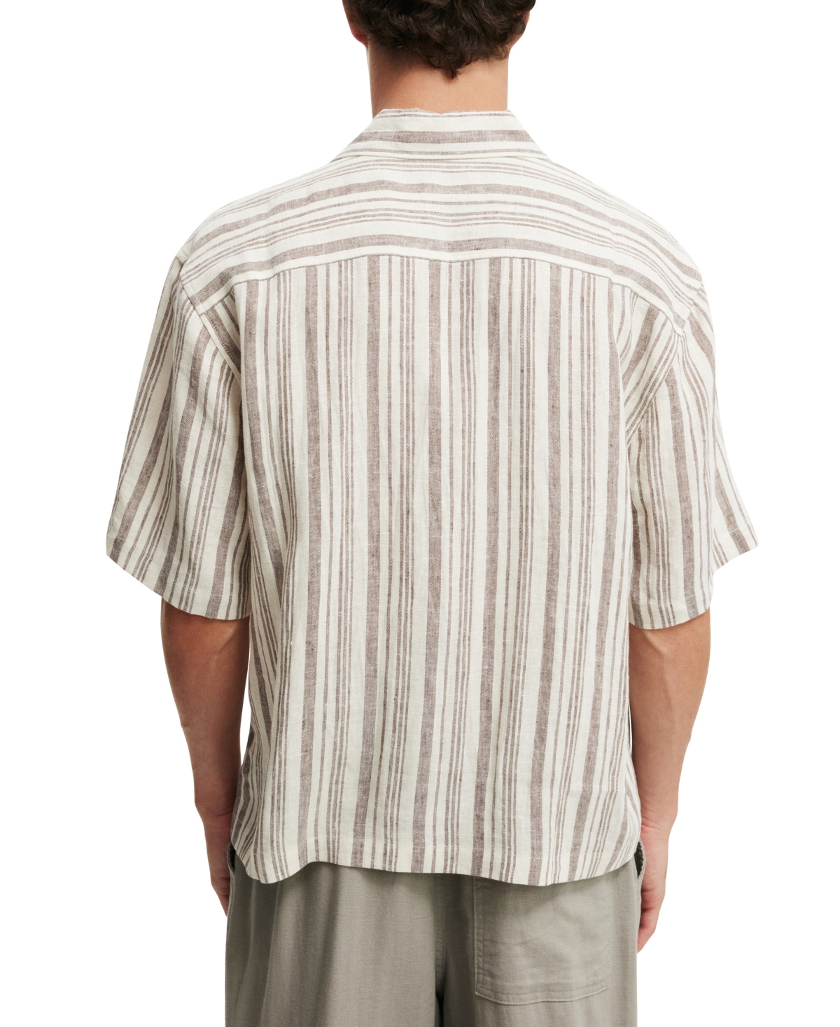 COTTON ON MEN'S BOX FIT SHORT SLEEVE SHIRT 