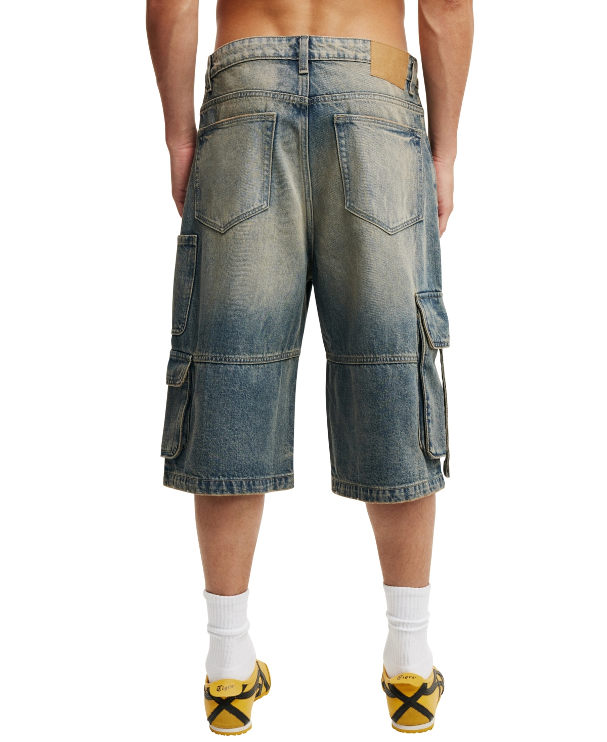 COTTON ON MEN'S SUPER BAGGY JORT SHORTS 