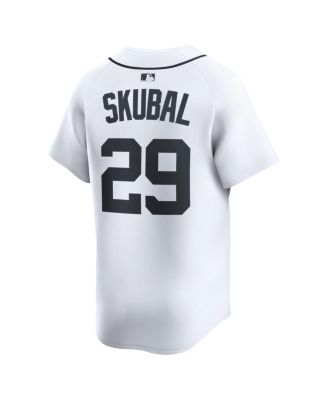Men's Tarik Skubal White Detroit Tigers Home Limited Player Jersey