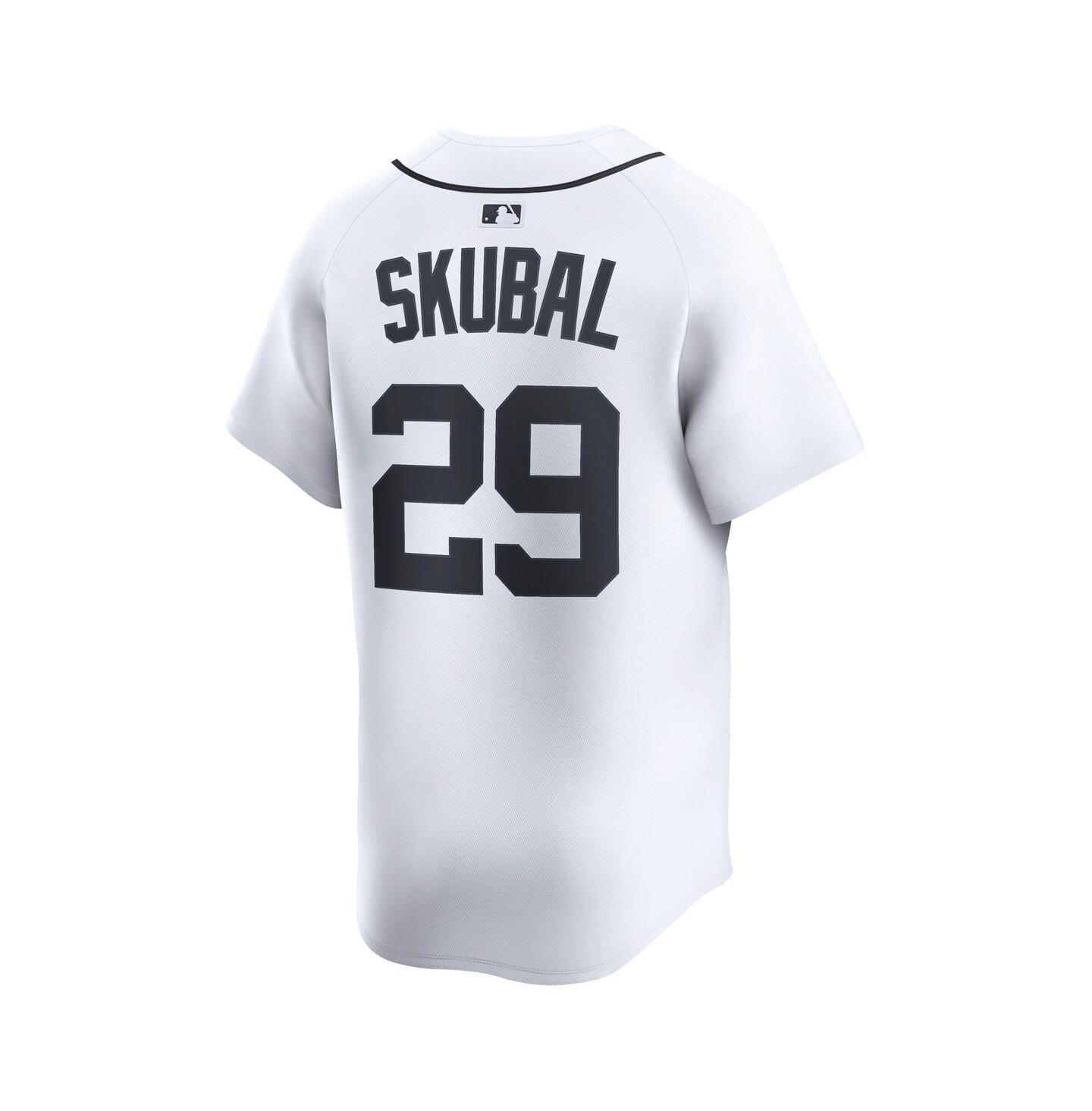 Мужской топ Nike Tarik Skubal White Detroit Tigers Home Limited Player Jersey — фото 2