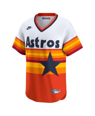 Men's White Houston Astros Throwback Cooperstown Collection Limited Jersey