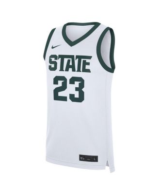 Men's&nbsp;Draymond Green White Michigan State Spartans Performance Replica Basketball Jersey