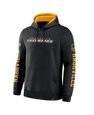 Men's Black Nashville Predators Big City Legacy Fleece Pullover Hoodie