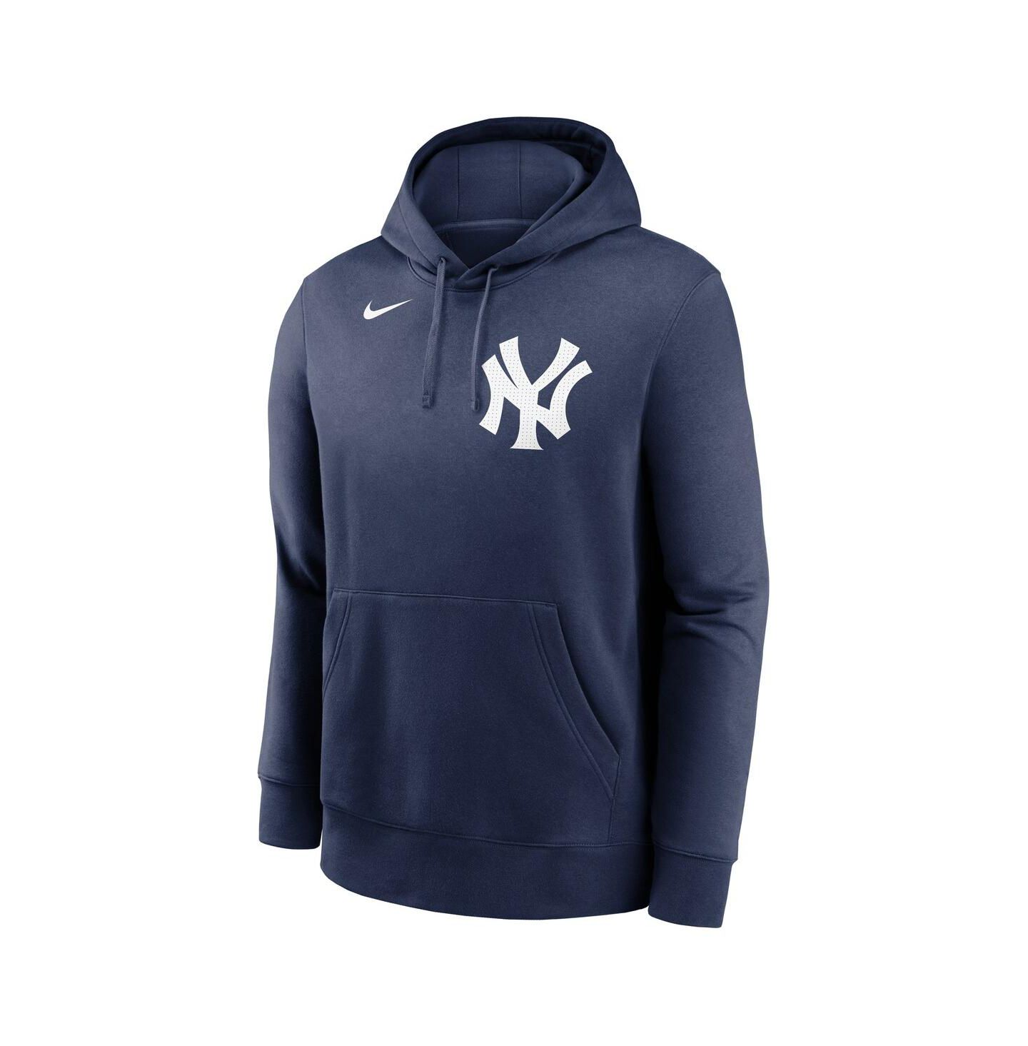 Мужское худи Nike Aaron Judge Navy New York Yankees Player Name & Number Club Pullover — фото 3