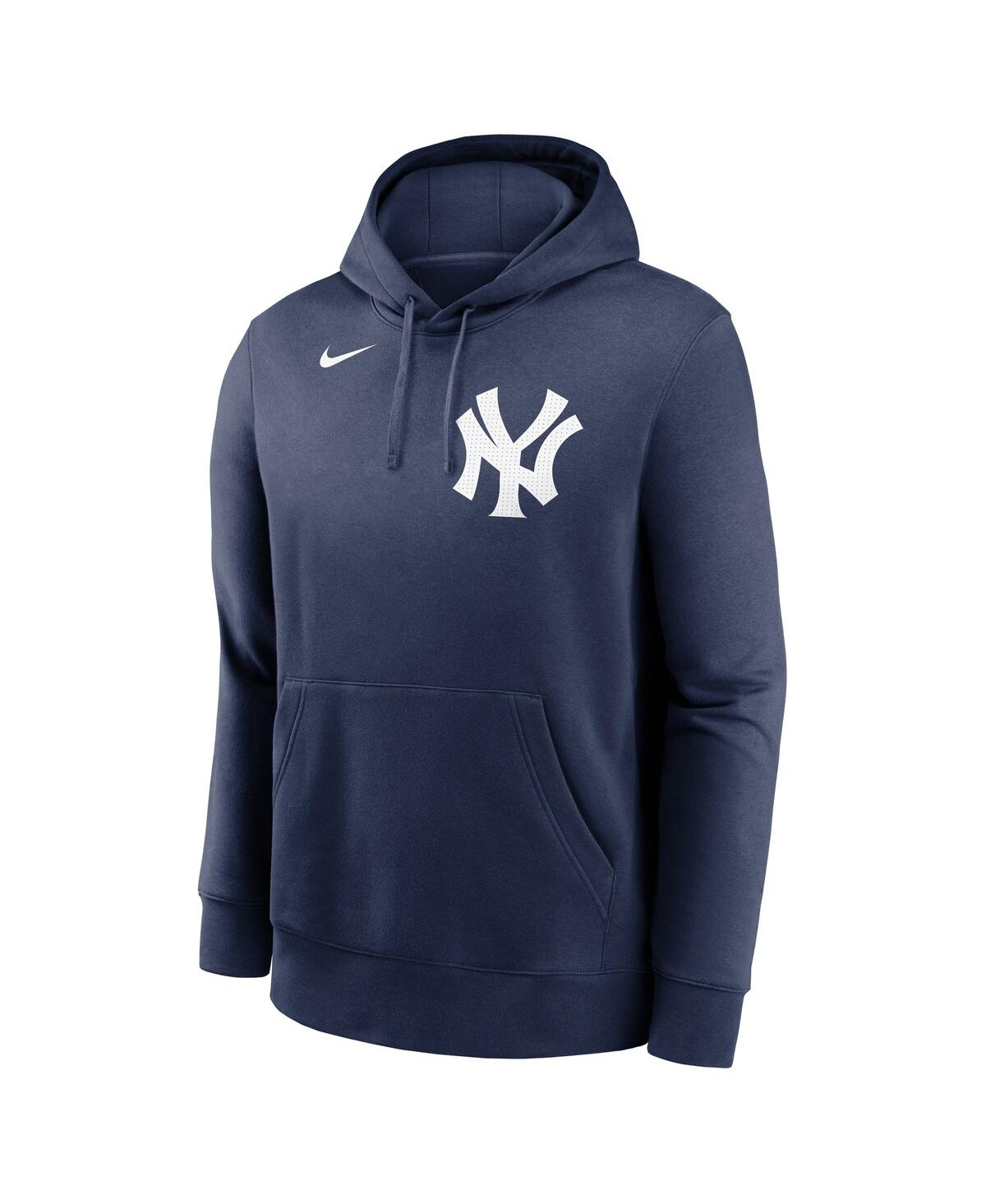 Nike Men's Derek Jeter Navy New York Yankees Player Name Number Club Pullover Hoodie In Blue