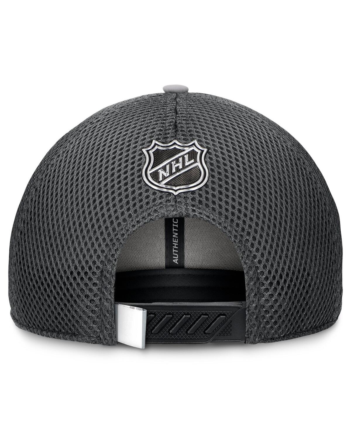 Fanatics Men's Gray Los Angeles Kings Authentic Pro Home Ice Trucker Adjustable Hat In Gray