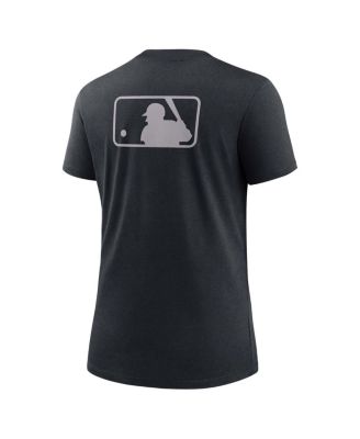 Women's Navy New York Yankees Authentic Collection Early Work Tri-Blend T-Shirt