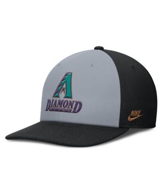 Men's Gray/Black Arizona Diamondbacks Pro Performance Snapback Hat