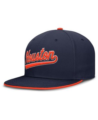 Men's Navy Houston Astros True Performance Fitted Hat