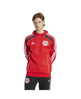 adidas - Men's Red New York Red Bulls 2025 Travel Pullover Hoodie