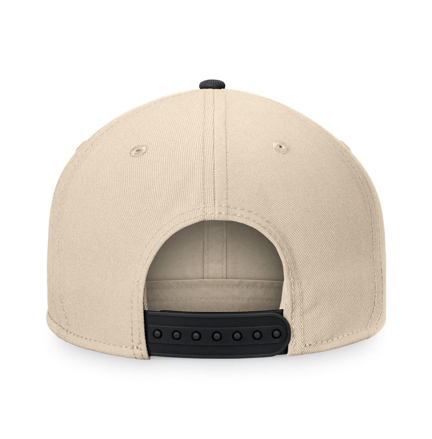Мужская кепка Fanatics Cream/Black Pittsburgh Penguins Goalazo Snapback Hat — фото 2