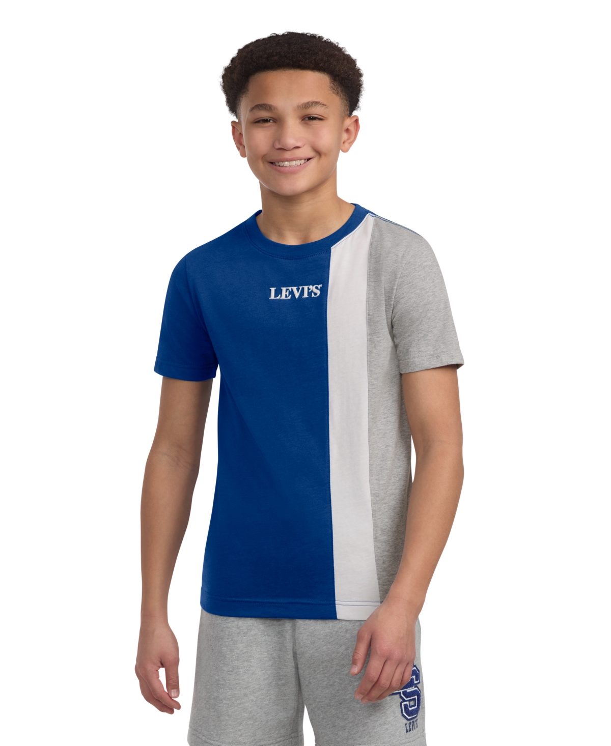LEVI'S BIG BOYS STREAMLINE COLOR BLOCK TEE 