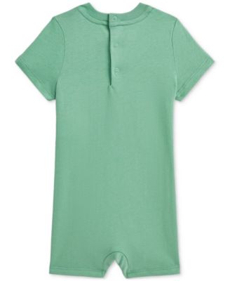 Baby Boys Cotton Jersey Bear Shortall 