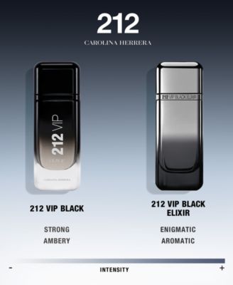 Carolina Herrera Mens 212 Vip Black Elixir Eau De Parfum Fragrance Collection In Transparent