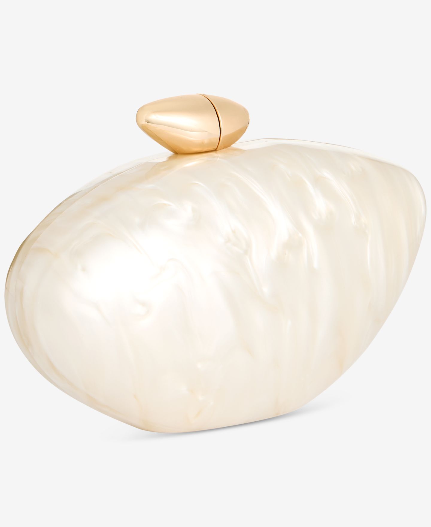 Женский клатч I.N.C. International Concepts Acrylic Shell Clutch, цвет: Жемчужный — фото 7